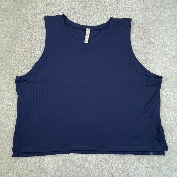 Lululemon Train To Be Tank Top Navy Blue - Picture 2 of 10